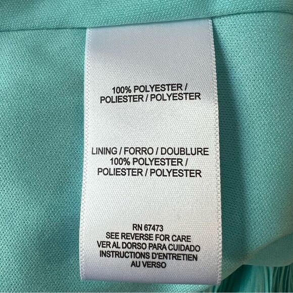 Zarr Collection‎ Aqua Strappy Maxi Dress -- 16 - Picture 15 of 15